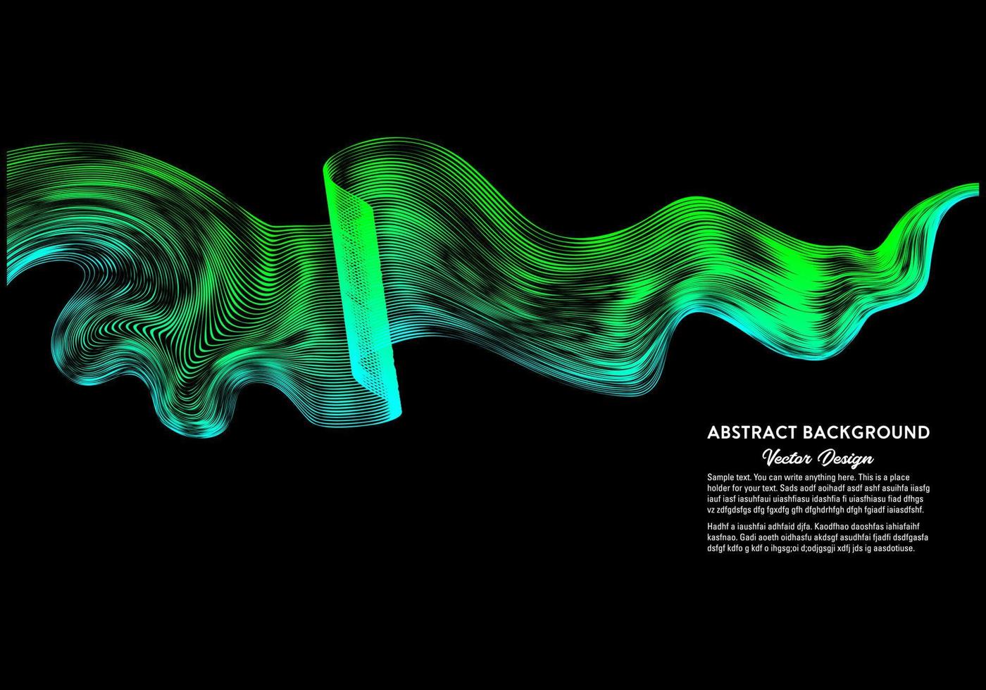 abstracte golf ontwerp element lijn kunst achtergrond. vector illustratie