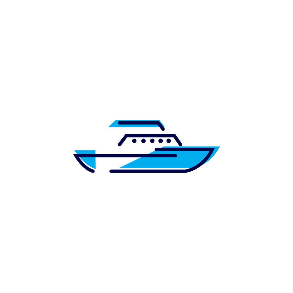 cruise-, haven- en bedrijfslogo's vector