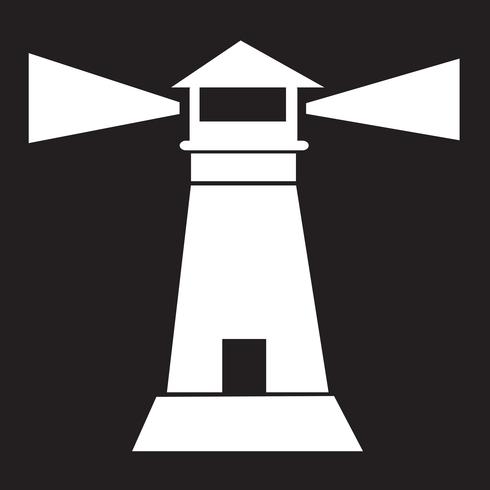 vuurtoren pictogram symbool teken vector