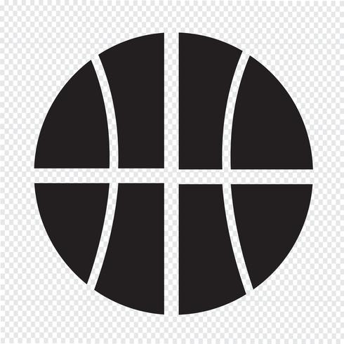 Basketbal pictogram symbool teken vector