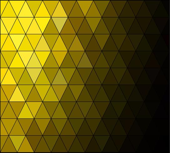 Geel vierkant raster mozaïek achtergrond, creatief ontwerpsjablonen vector