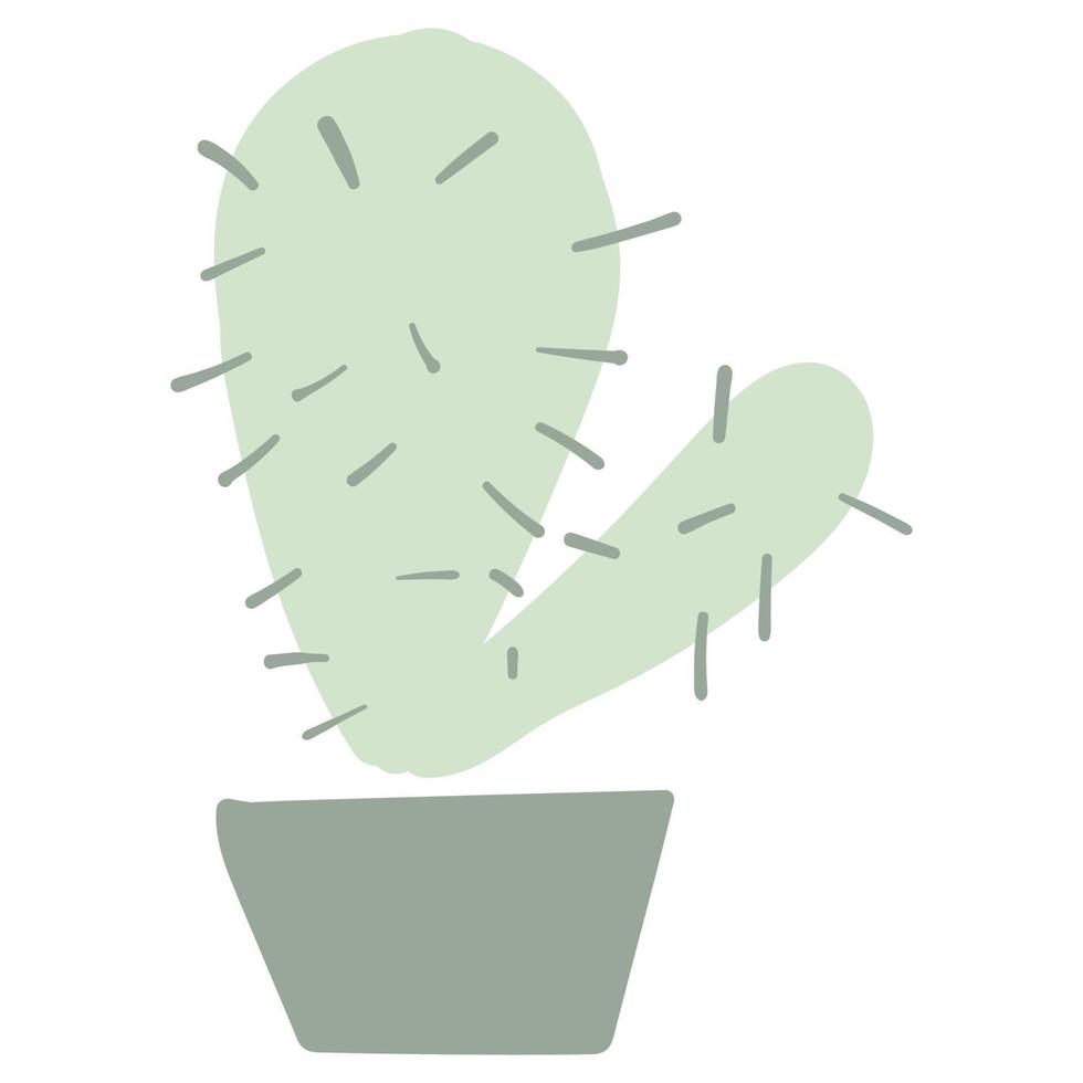 cactus hand getekend schattig illustratie-element vector
