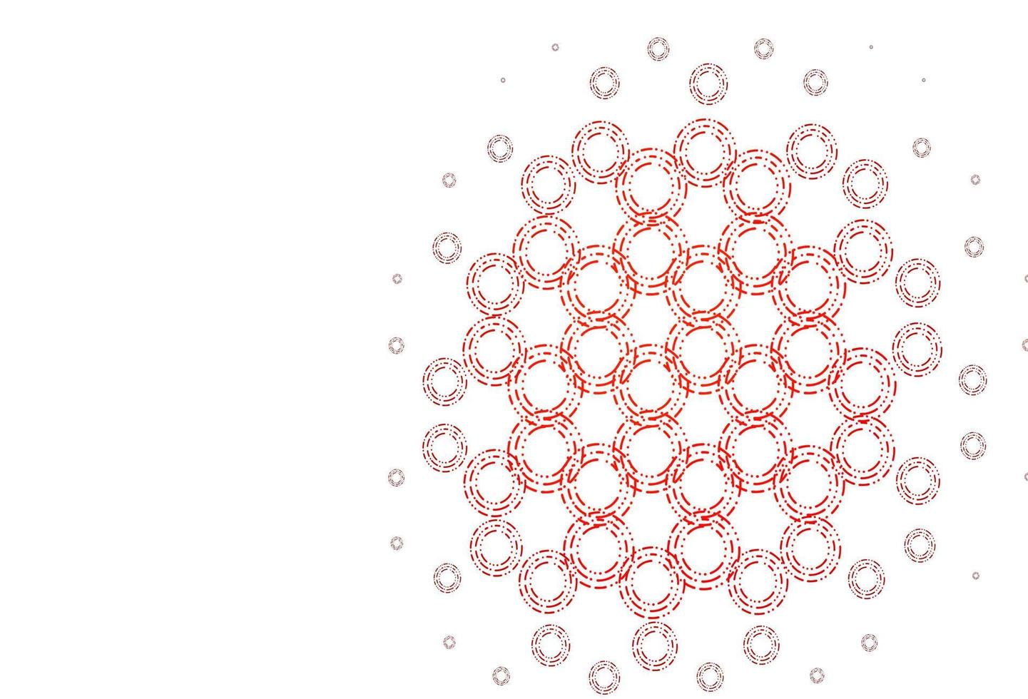 lichtrode vector achtergrond met stippen.