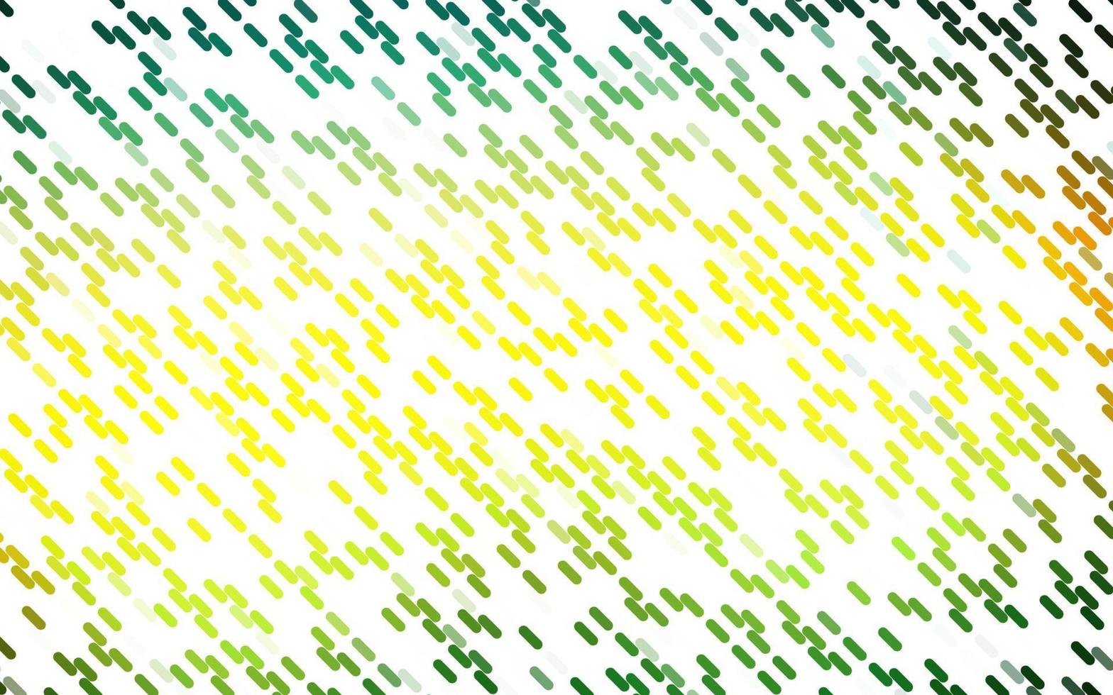 lichtgroene, gele vectorachtergrond met lange lijnen. vector