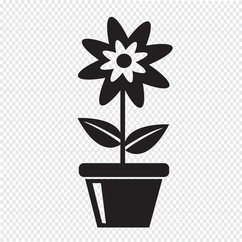 bloem pictogram symbool teken vector