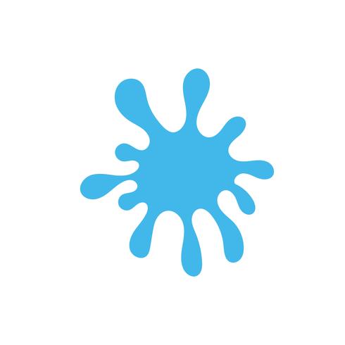 Splash Water Logo sjabloon vectorillustratie vector