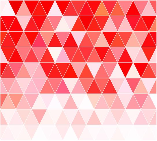 Rode raster mozaïek achtergrond, creatief ontwerpsjablonen vector