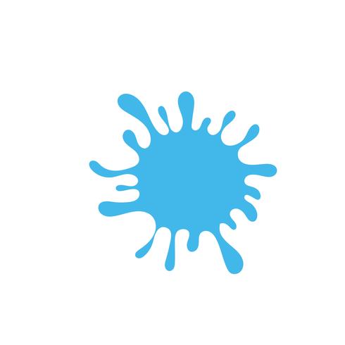 Splash Water Logo sjabloon vectorillustratie vector