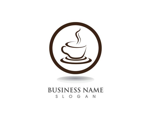 Koffie Logo sjabloon vector iconen