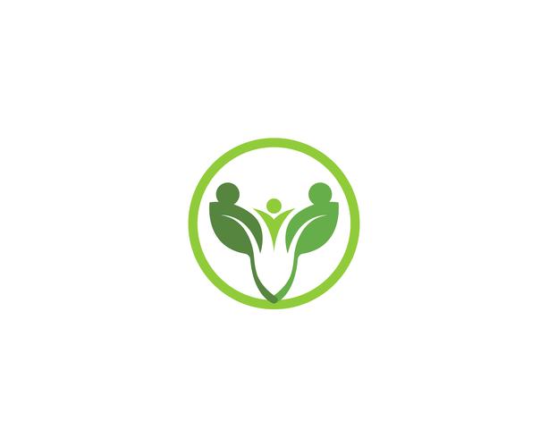 ecologie logo natuur element vector