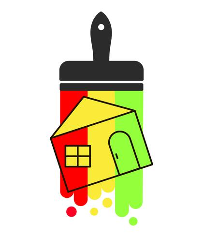 Lodge. Pictogram Vector. Een eenvoudig plat symbool. vector