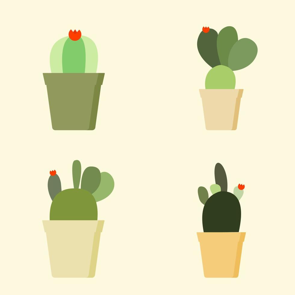 cactus, woestijnplant plat pictogram, vectorteken, cactus kleurrijk pictogram. symbool, logo afbeelding. platte stijl ontwerp vector