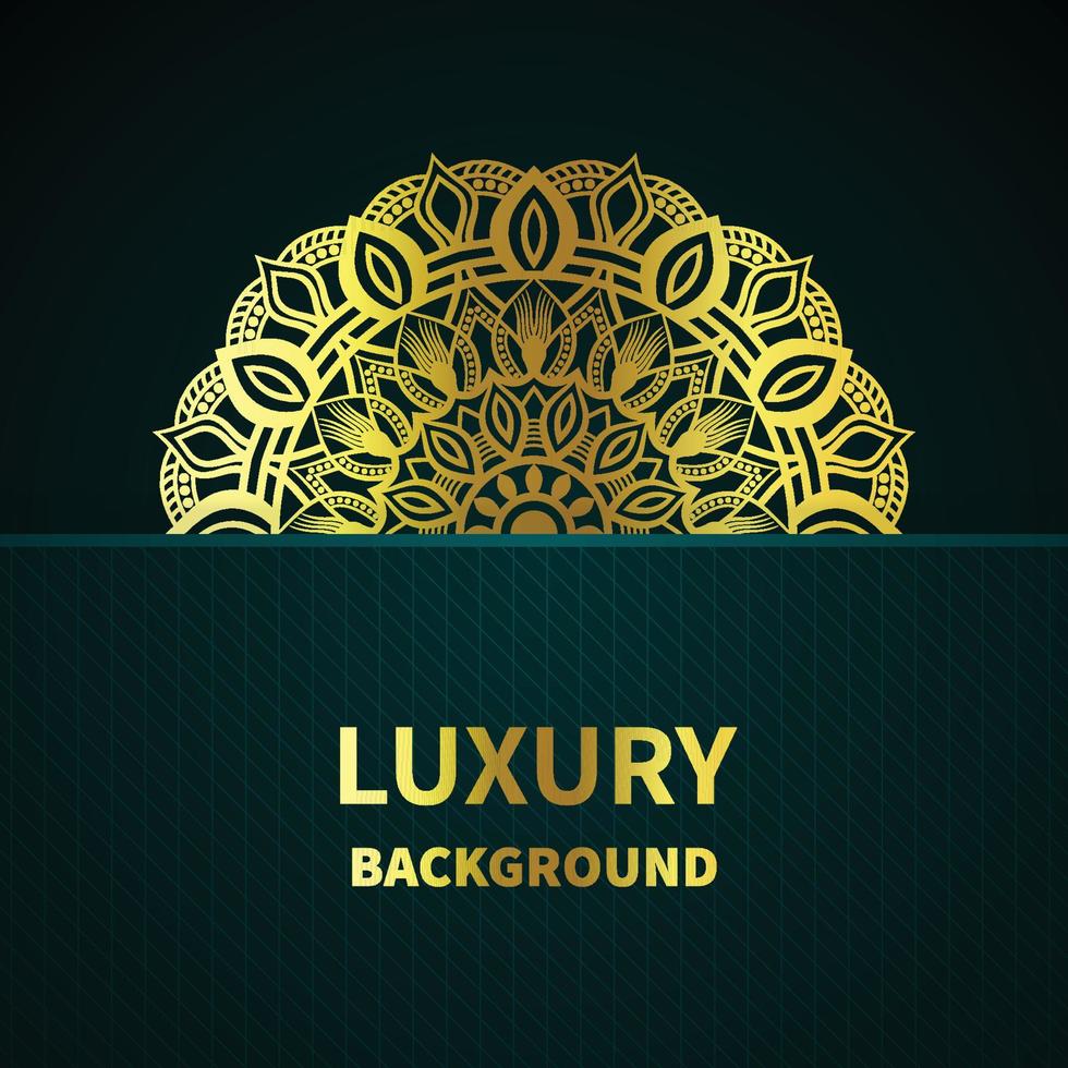 luxe sier mandala gouden kleur ontwerp achtergrond vector