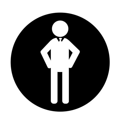 Mensen pictogram symbool teken vector