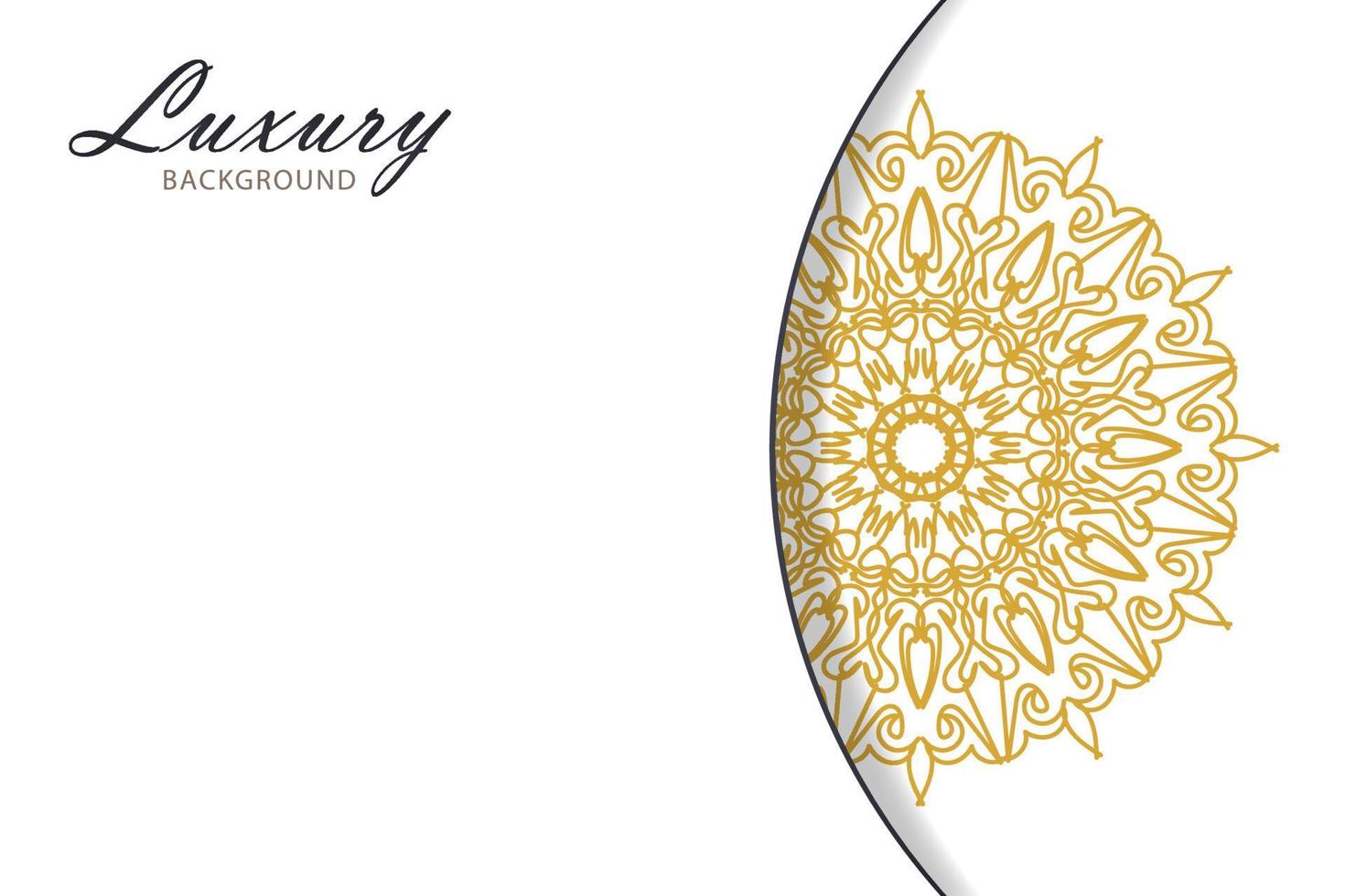 prachtige vector hand getekend Indiase ornament mandala op achtergrondstijl.