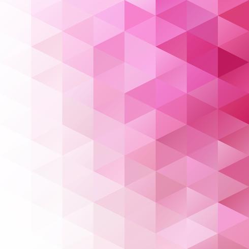 Roze raster mozaïek achtergrond, creatief ontwerpsjablonen vector