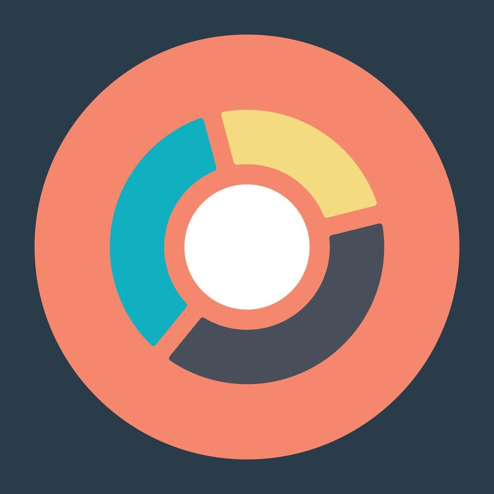 cirkeldiagramconcepten vector