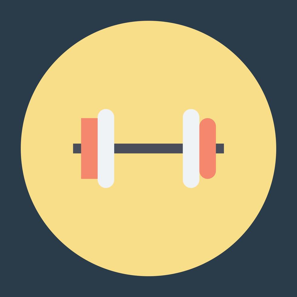 trendy dumbbell concepten vector