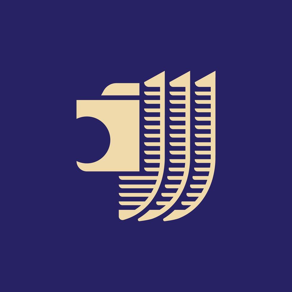oude Egyptische leeuw logo ontwerp vector
