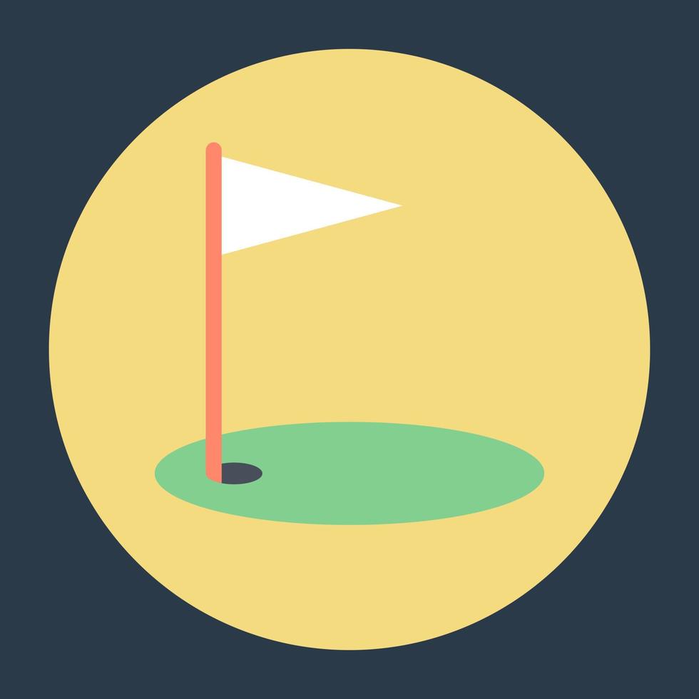 golfbaan concepten vector