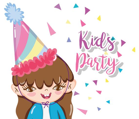 Kinderfeest cartoons vector