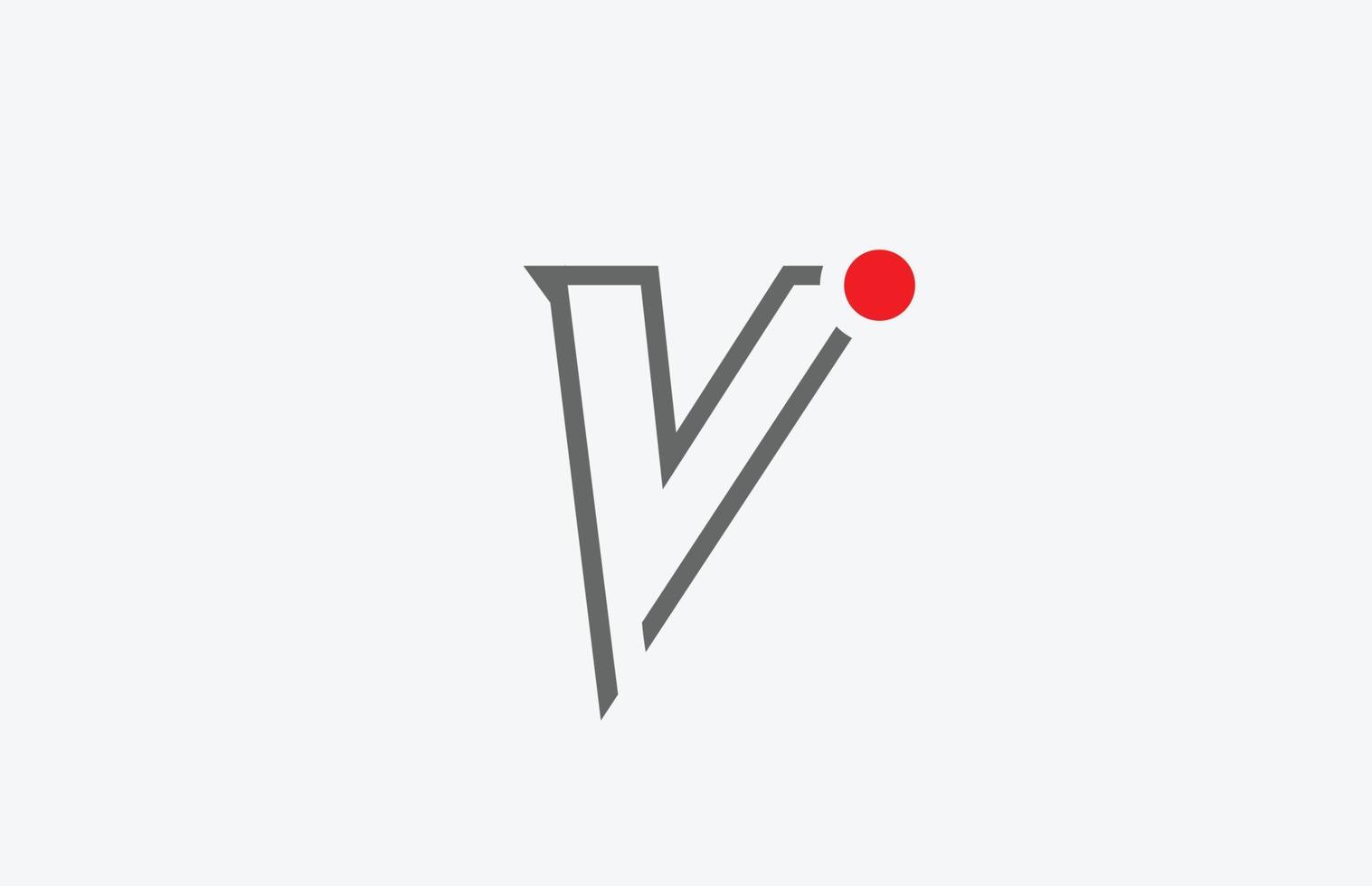 v alfabet letter pictogram logo ontwerp. creatieve sjabloon voor bedrijf vector