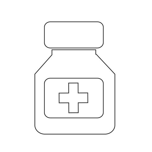 geneeskunde pictogram symbool teken vector