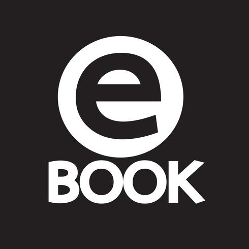 E-boek pictogram symbool teken vector