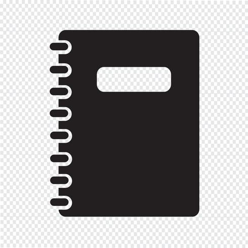 notebook pictogram symbool teken vector