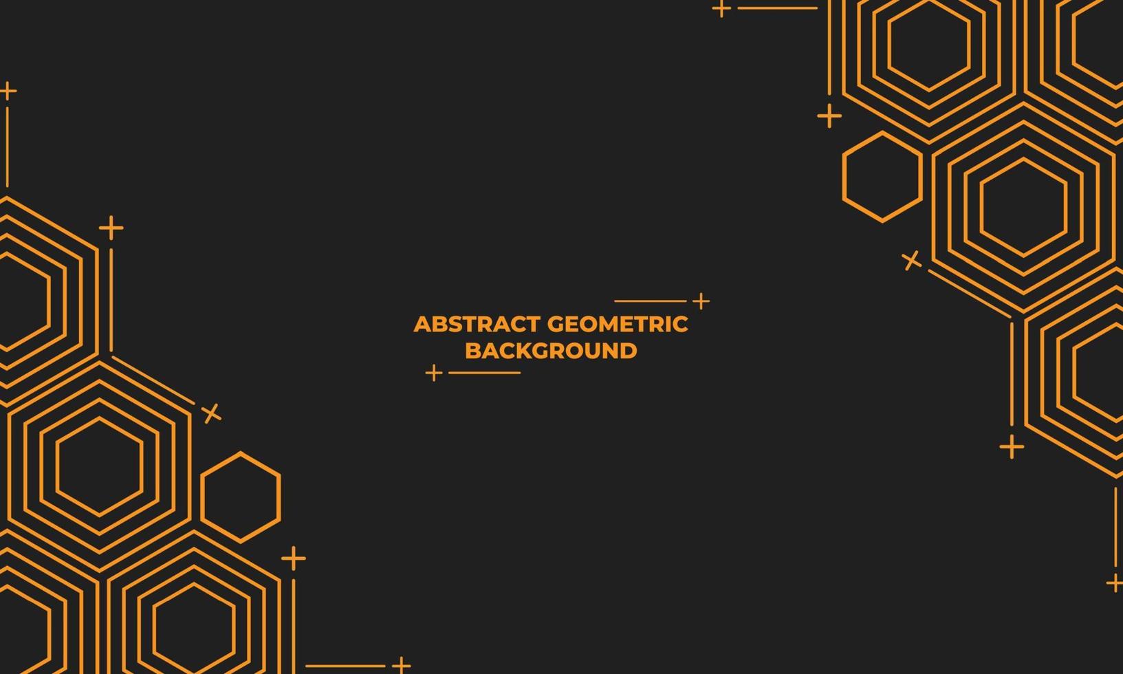 abstracte zeshoekige geometrische achtergrond vector