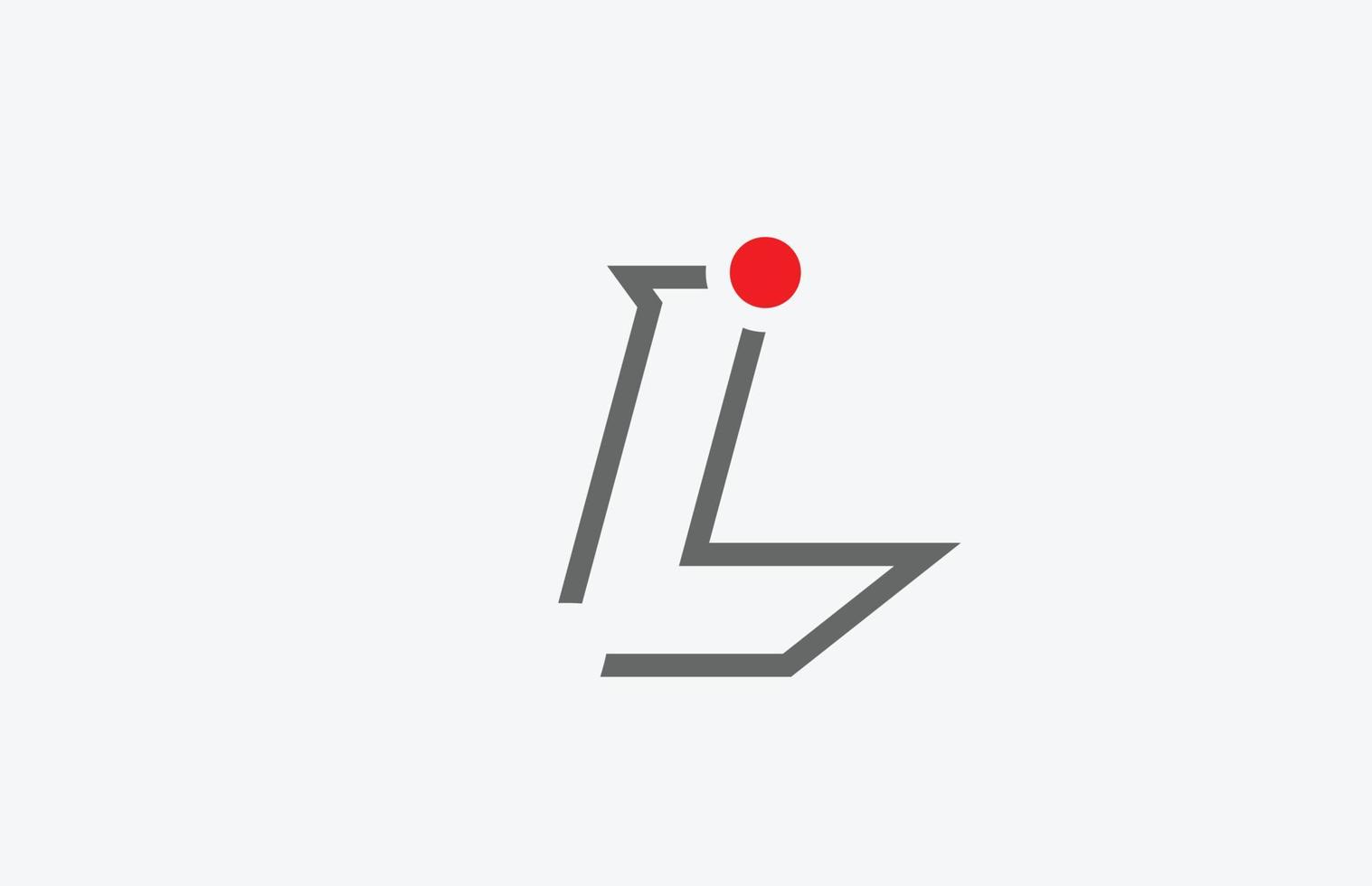 l alfabet letter pictogram logo ontwerp. creatieve sjabloon voor bedrijf vector