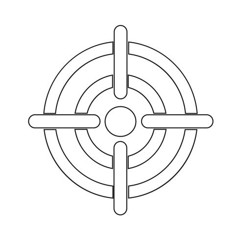 Doel pictogram symbool teken vector