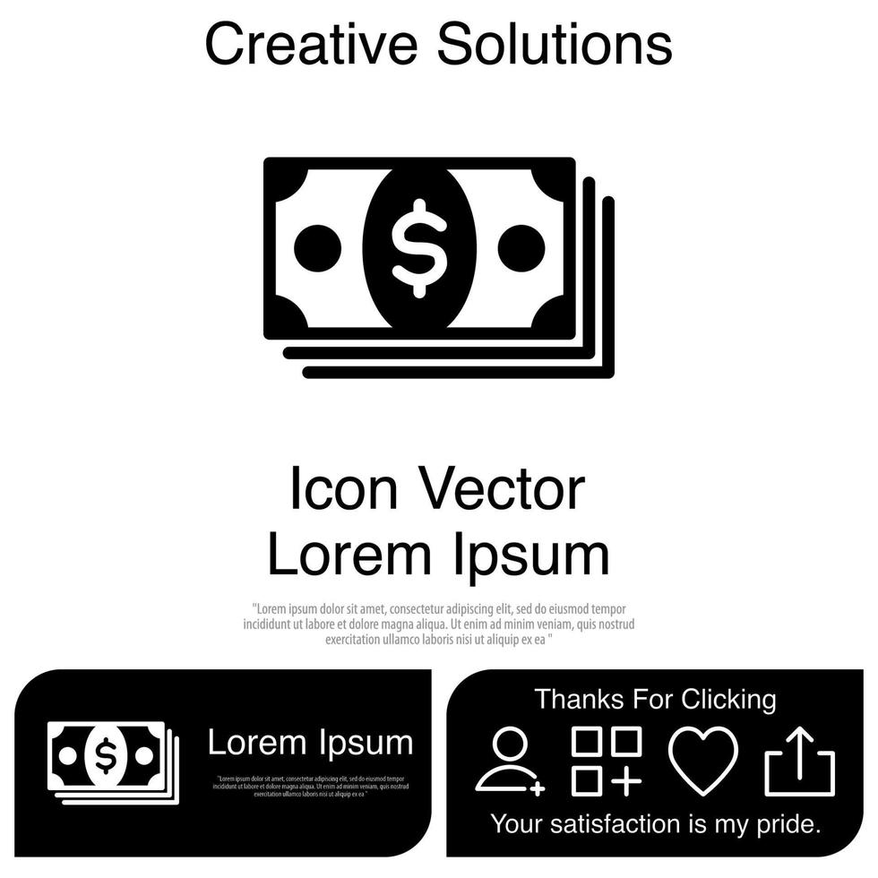 dollar valuta pictogram vector eps 10