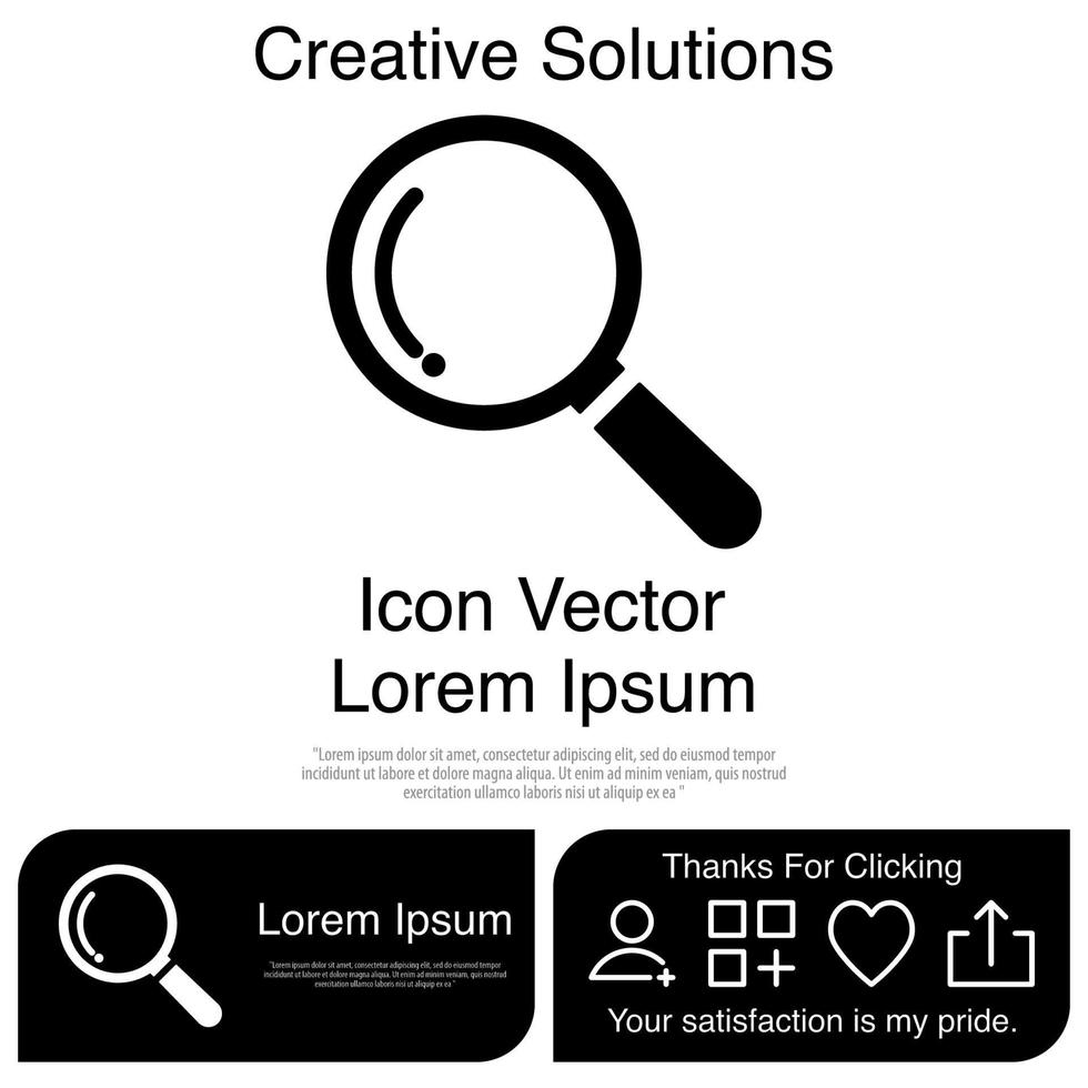 vergrootglas pictogram vector eps 10