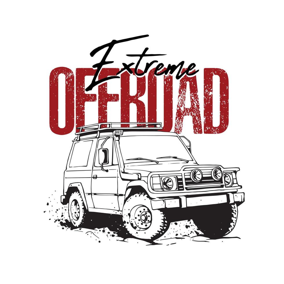 offroad extreme sportkunstwerken vector