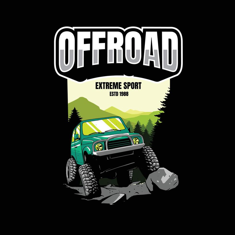 offroad extreme sportkunstwerken vector