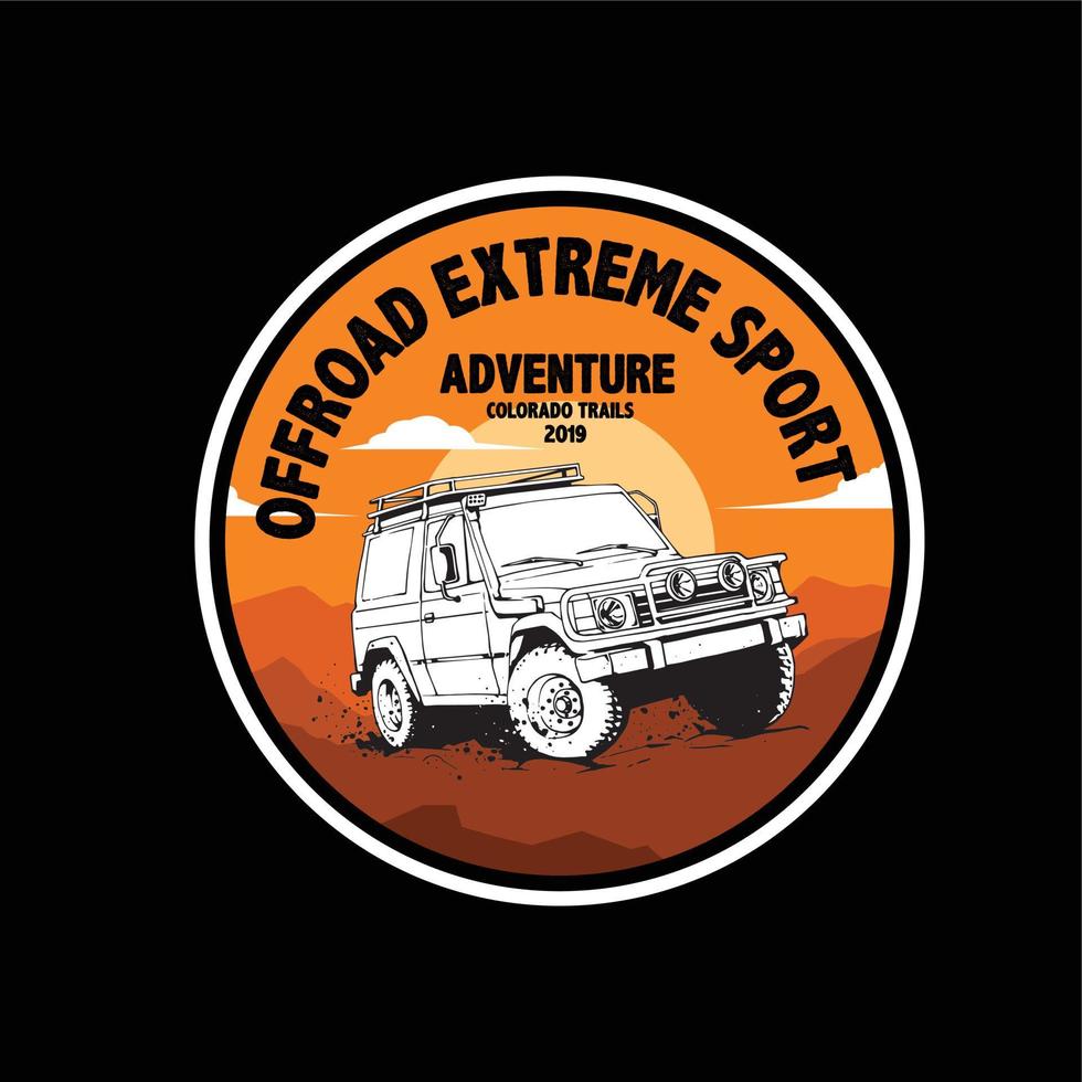 offroad logo sjabloonontwerp vector