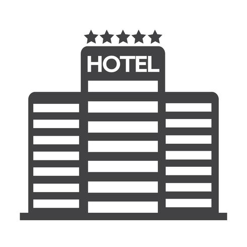 Vijf sterren Hotel pictogram vector