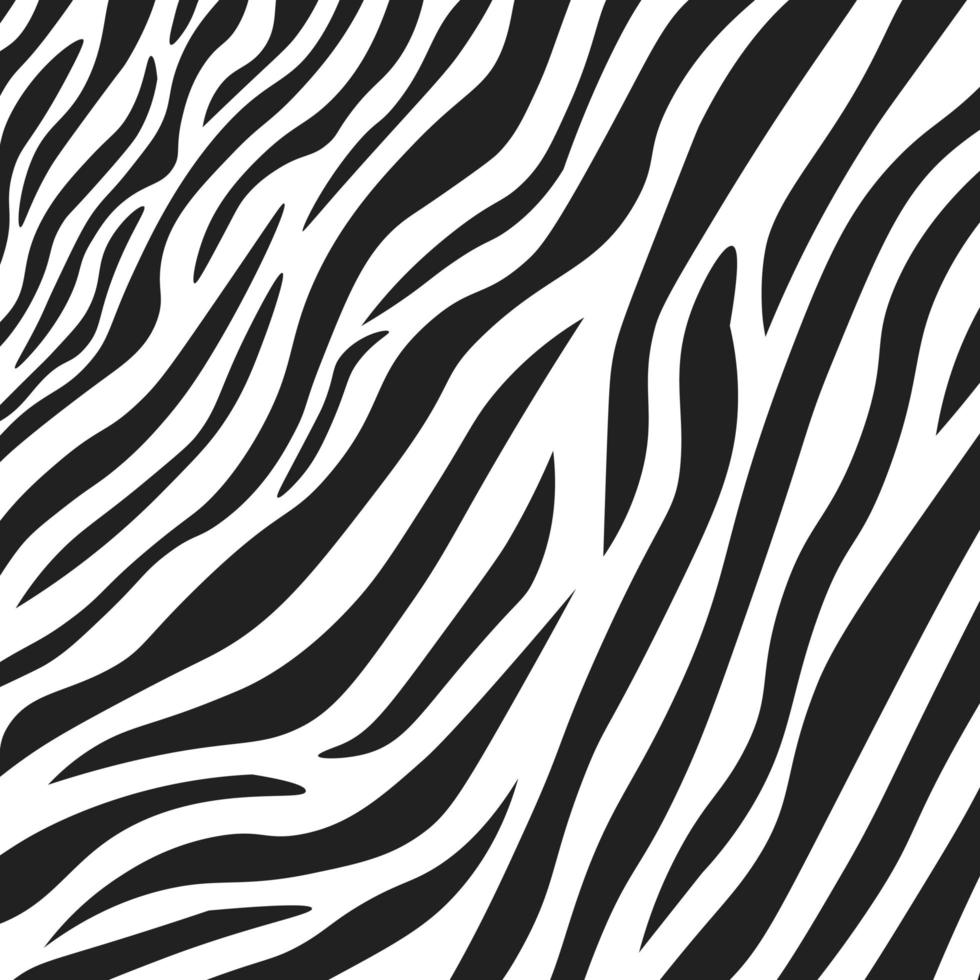 golvende zwart-witte zebrabonttextuur - vector