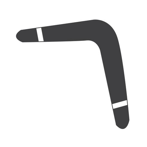 Boomerang pictogram symbool teken vector