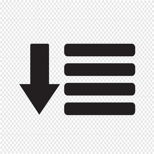 Menu pictogram symbool teken vector