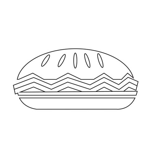voedsel taart pictogram vector