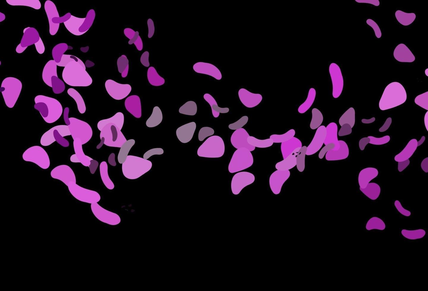 donker paarse vector achtergrond met abstracte vormen.