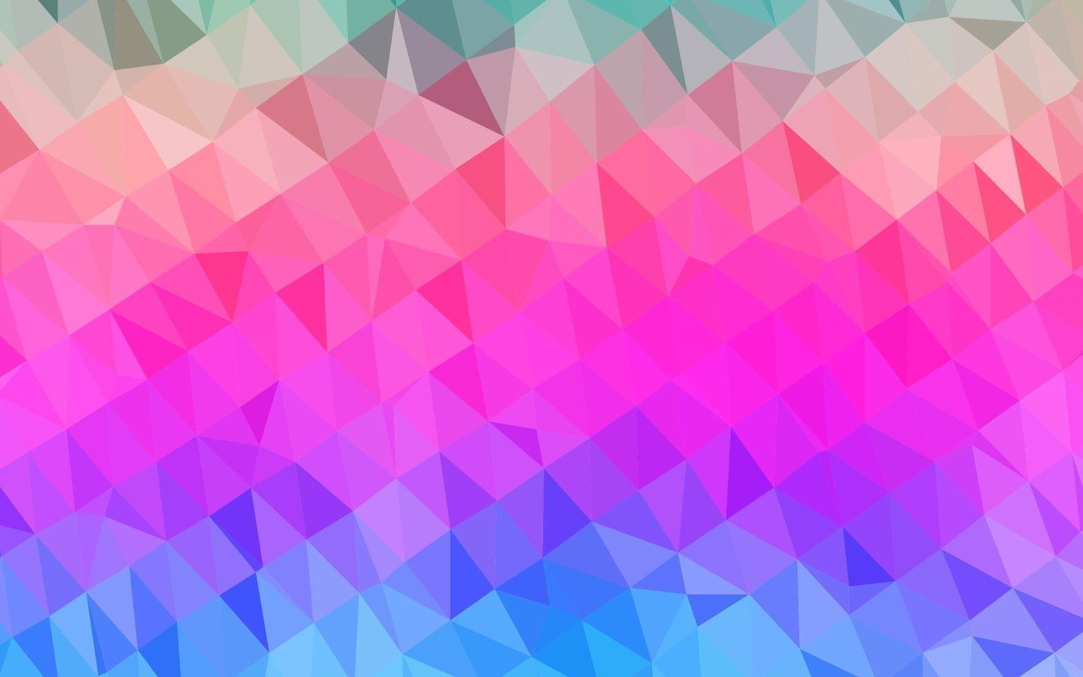 licht veelkleurig, regenboog vector glanzend driehoekig patroon.