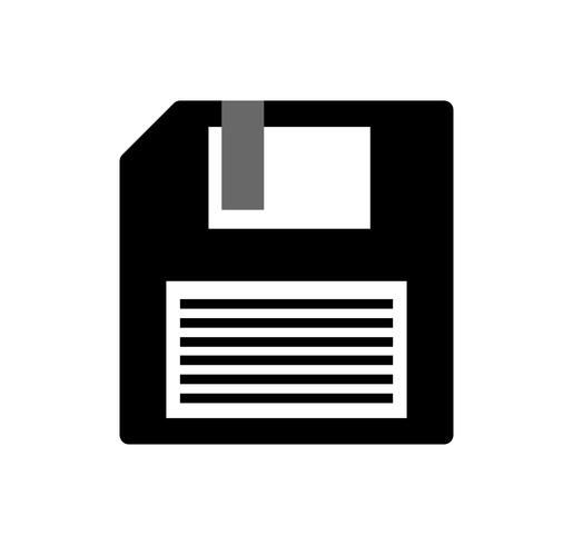 Floppy disk vector