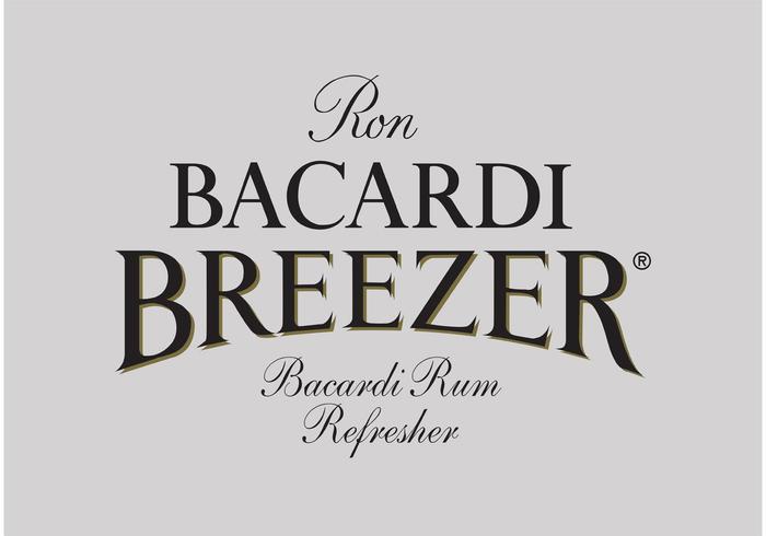 Bacardi breezer vector