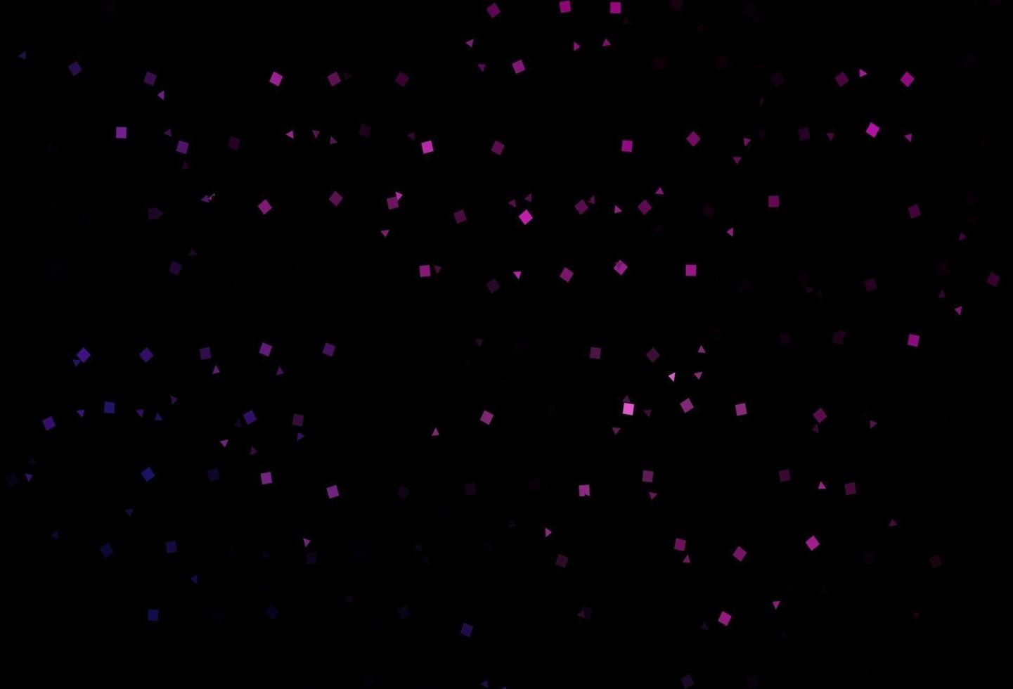 donkerpaarse, roze vectortextuur in polystijl met cirkels, kubussen. vector