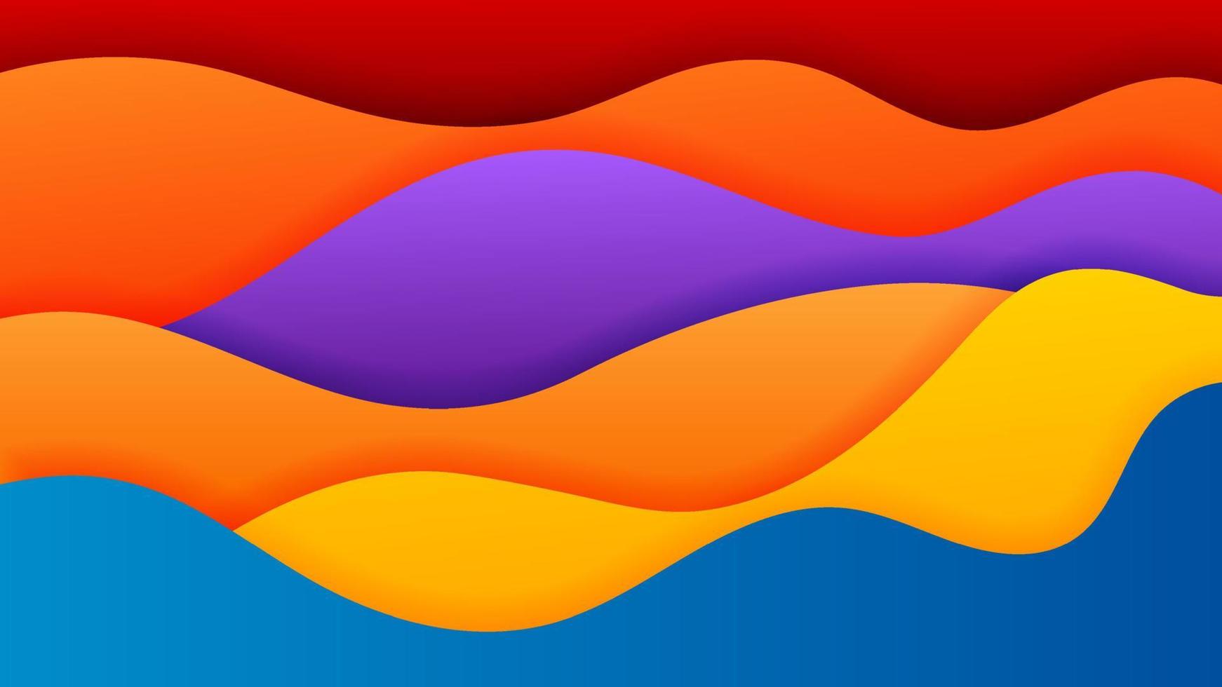 vector abstracte achtergrond met zachte kleur voor de kleurovergang en dynamische schaduw op de achtergrond. vector achtergrond voor behang. eps 10
