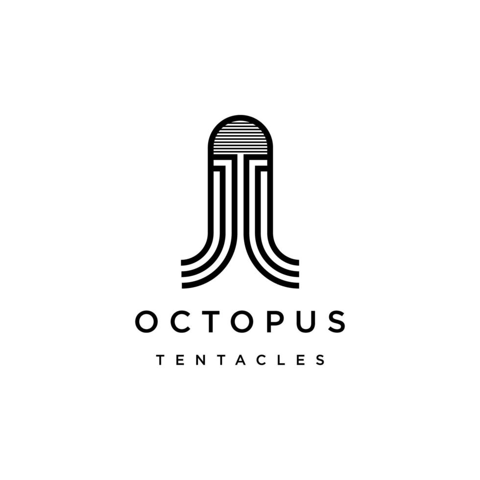 octopus logo pictogram ontwerpsjabloon vector
