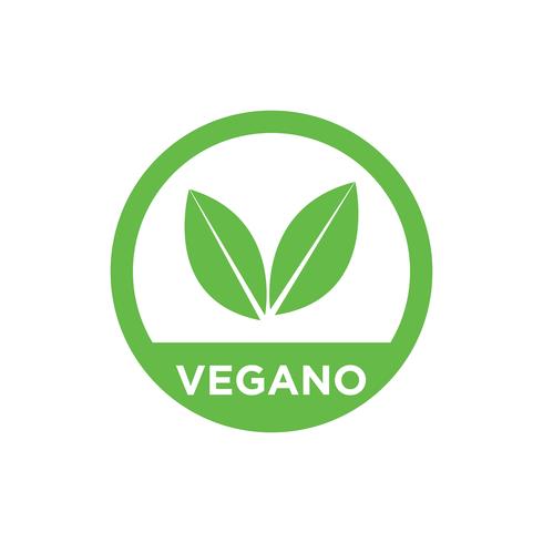 Veganistisch vector pictogram.